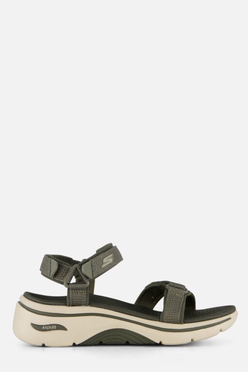 Skechers Arch Fit Sandalen groen Textiel