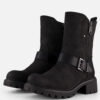 Supercracks Biker boots zwart Pu