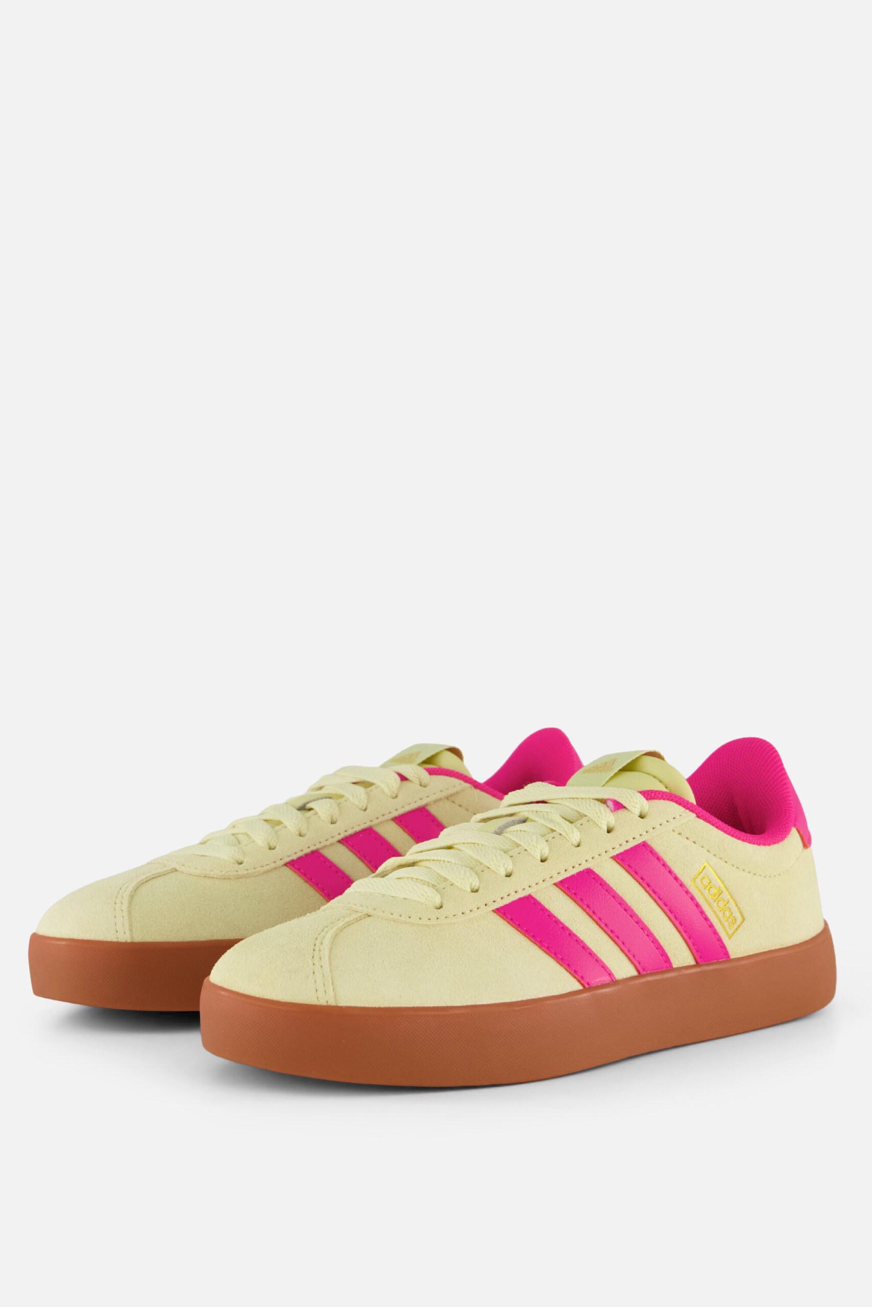 Adidas VL Court 3.0 Sneakers geel Synthetisch