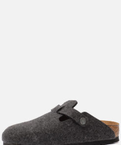 Birkenstock Boston Pantoffels grijs Vilt