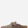 Birkenstock Boston instappers bruin Vilt 270247