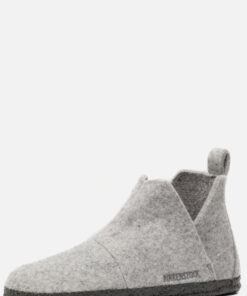 Birkenstock Pantoffels grijs Textiel