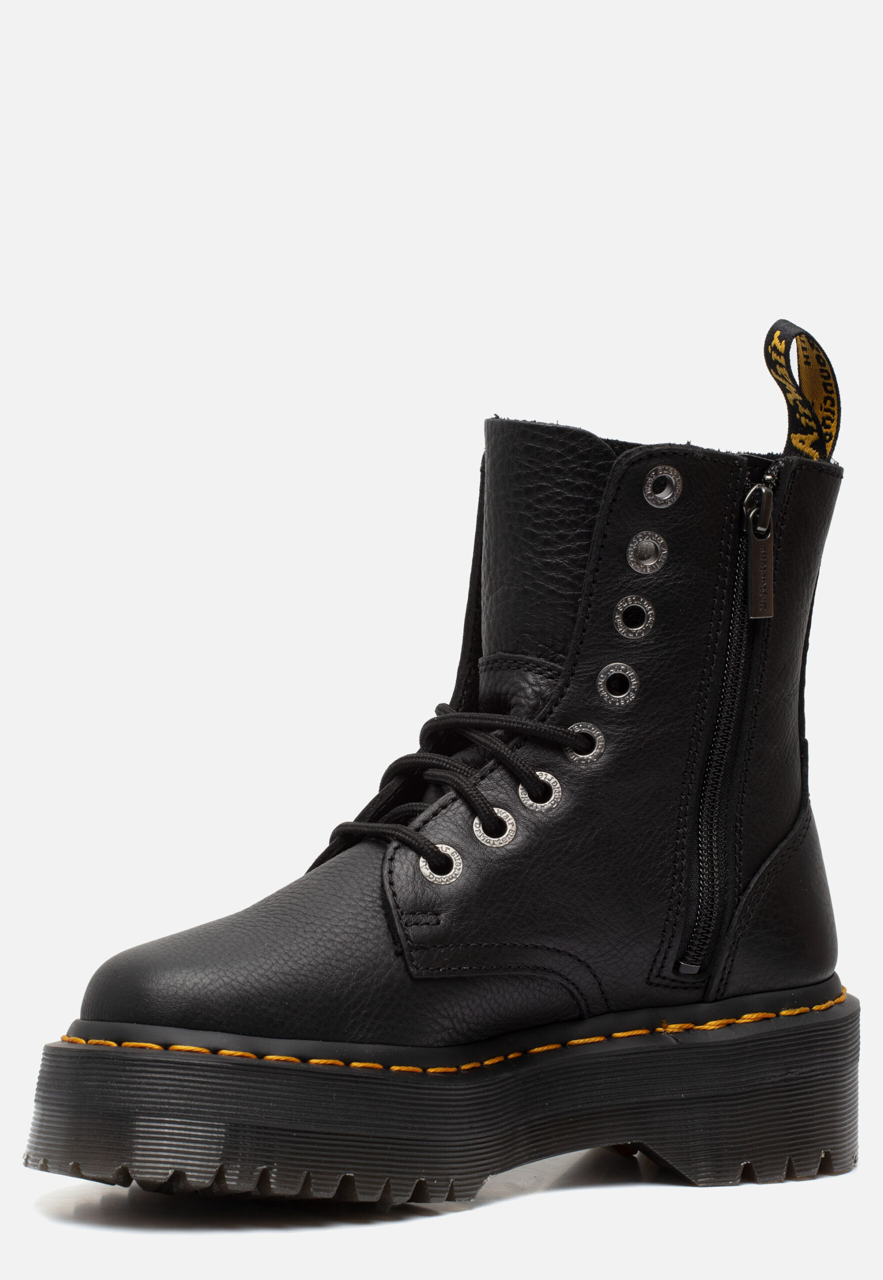 Dr. Martens Quad Retro veterboots zwart Leer