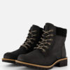 Ecco Elaina Veterboots zwart Leer