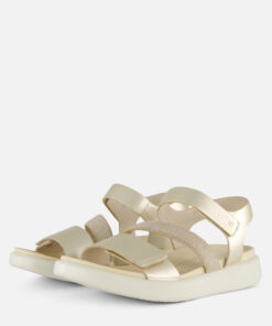 Ecco Flowt W Strap Sandalen goud Leer