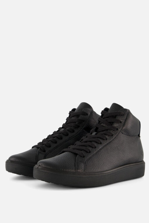 Ecco Soft 60 W Veterboots zwart Leer