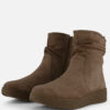 Feyn Marina Enkellaarsjes taupe Suede