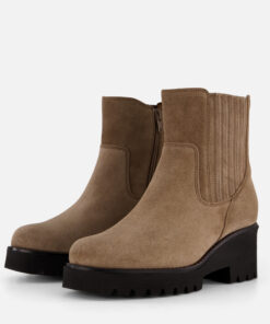 Gabor Chelsea boots taupe Suede