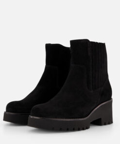 Gabor Chelsea boots zwart Suede