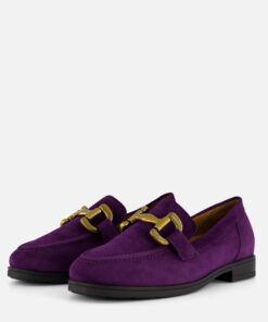 Gabor Instappers paars Suede