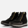 Gabor Veterboots zwart Suede