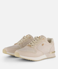 Mexx Fleur Ellen Sneakers beige Textiel