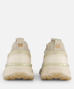 Mexx North Sneakers beige Textiel