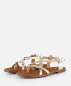 Oh My Sandals Sandalen goud Leer