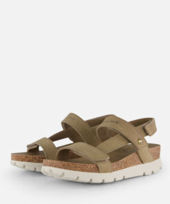 Panama Jack Selma B29 Sandalen groen Nubuck