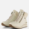 Remonte Veterboots beige Synthetisch