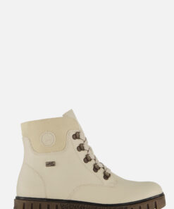 Rieker Veterboots beige Synthetisch