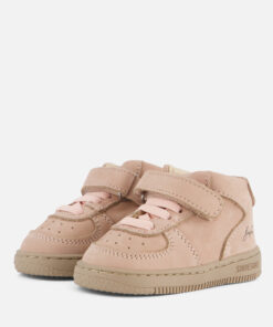 Shoesme Babyschoenen Veterboots roze Leer