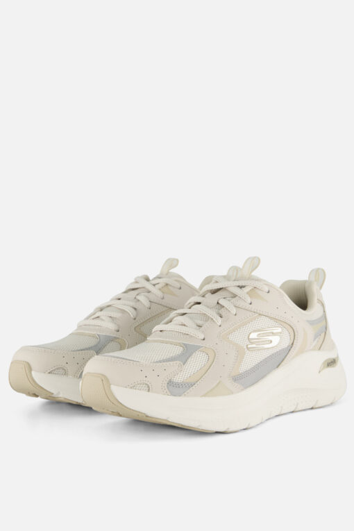 Skechers Arch Fit 2.0 Sneakers beige Textiel