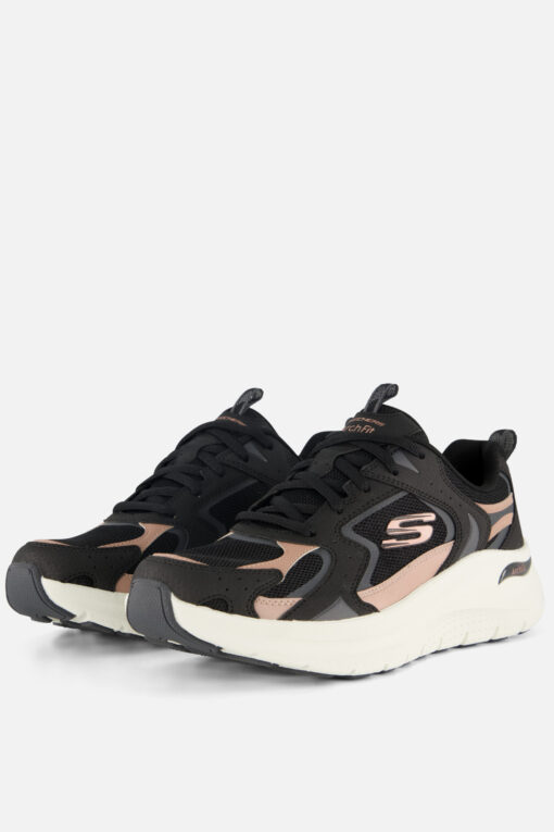 Skechers Arch Fit 2.0 Sneakers zwart Textiel