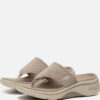 Skechers Arch Fit Slippers zwart Textiel