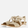 Skechers Bobs Arch Fit Beach Kiss Sandalen beige