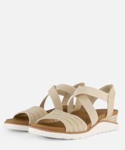 Skechers Bobs Arch Fit Beach Kiss Sandalen beige