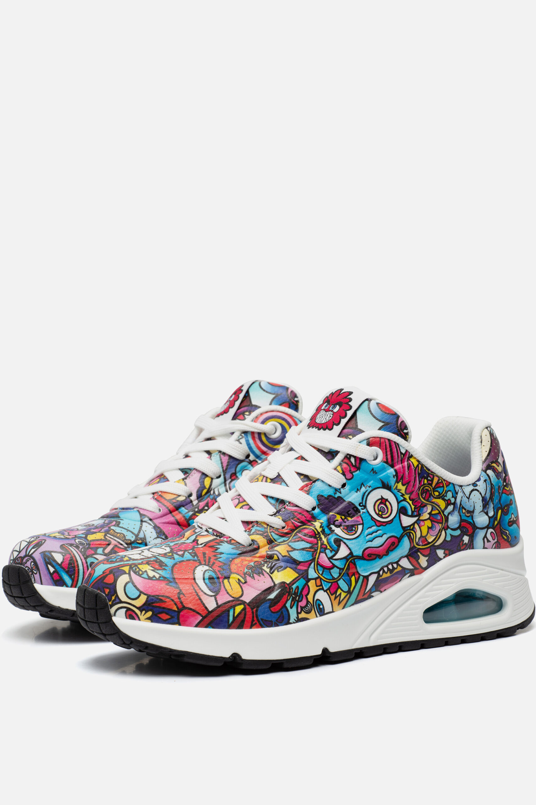 Skechers Uno Vexx Color Doodle Sneakers rood