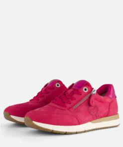 Tamaris Comfort Sneakers roze Leer