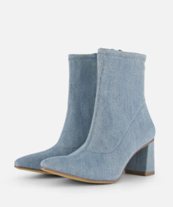Tamaris Enkellaarsjes denim Textiel