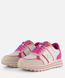 Tamaris Essential Sneakers roze Textiel