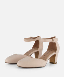 Tamaris Pumps beige Textiel