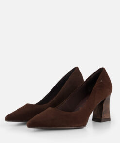 Tamaris Pumps bruin Suede