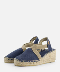 Toni Pons Terra Espadrilles denim Textiel