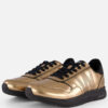 Woden Nicoline Metallic Sneakers goud Leer