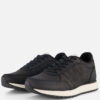 Woden Ronja Croco Sneakers zwart Leer