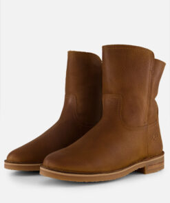 Aqa Enkellaarsjes taupe Nubuck