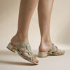 Cellini Slippers goud Synthetisch