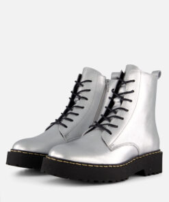 Cellini veterboots zilver metallic