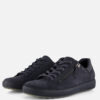 Ecco Soft 7 Slide Sneakers blauw Nubuck