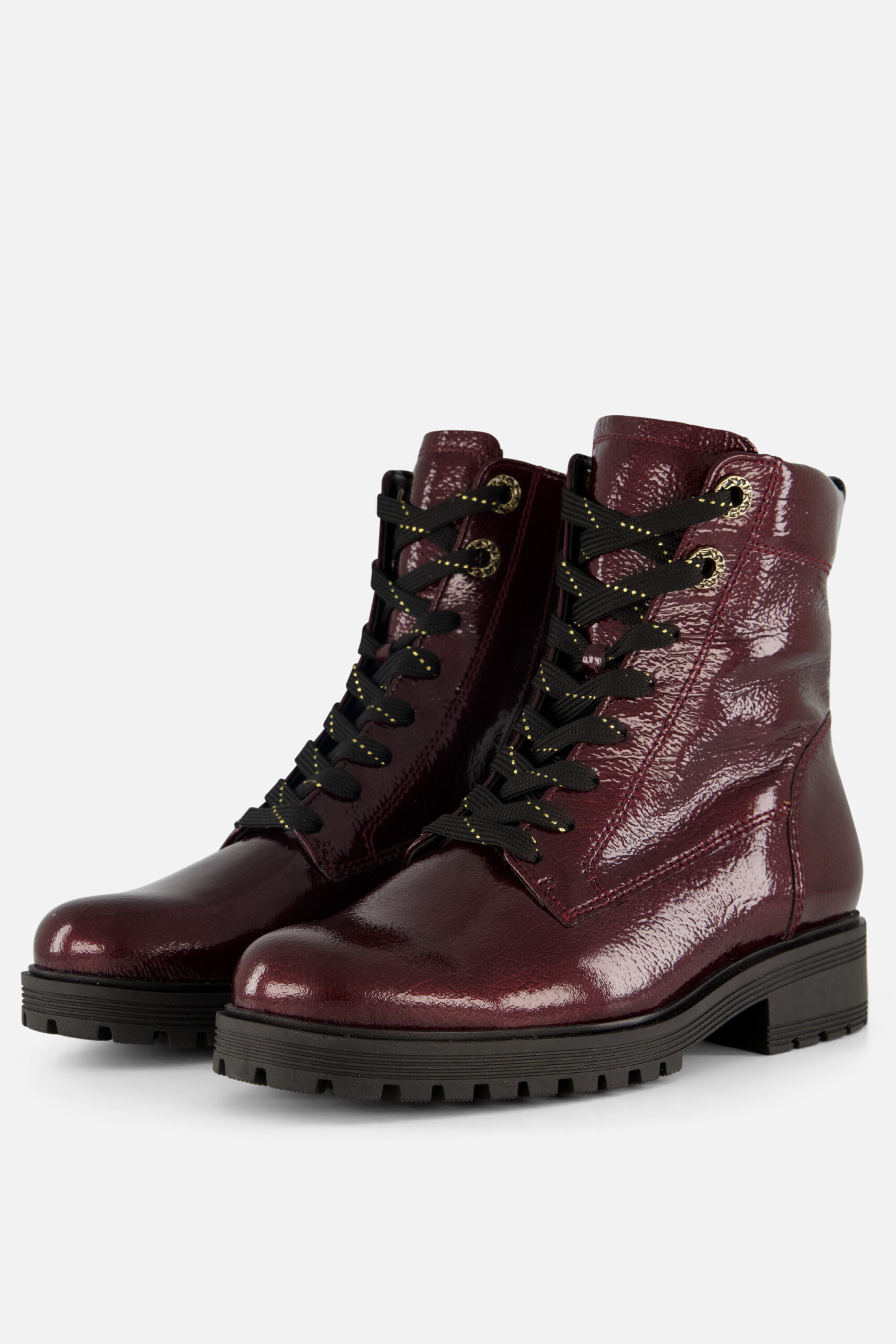 Gabor Veterboots rood Lak Synthetisch