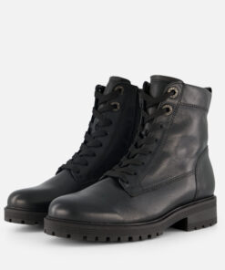 Gabor Veterboots zwart Synthetisch
