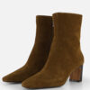 Linea Zeta Enkellaarsjes bruin Suede