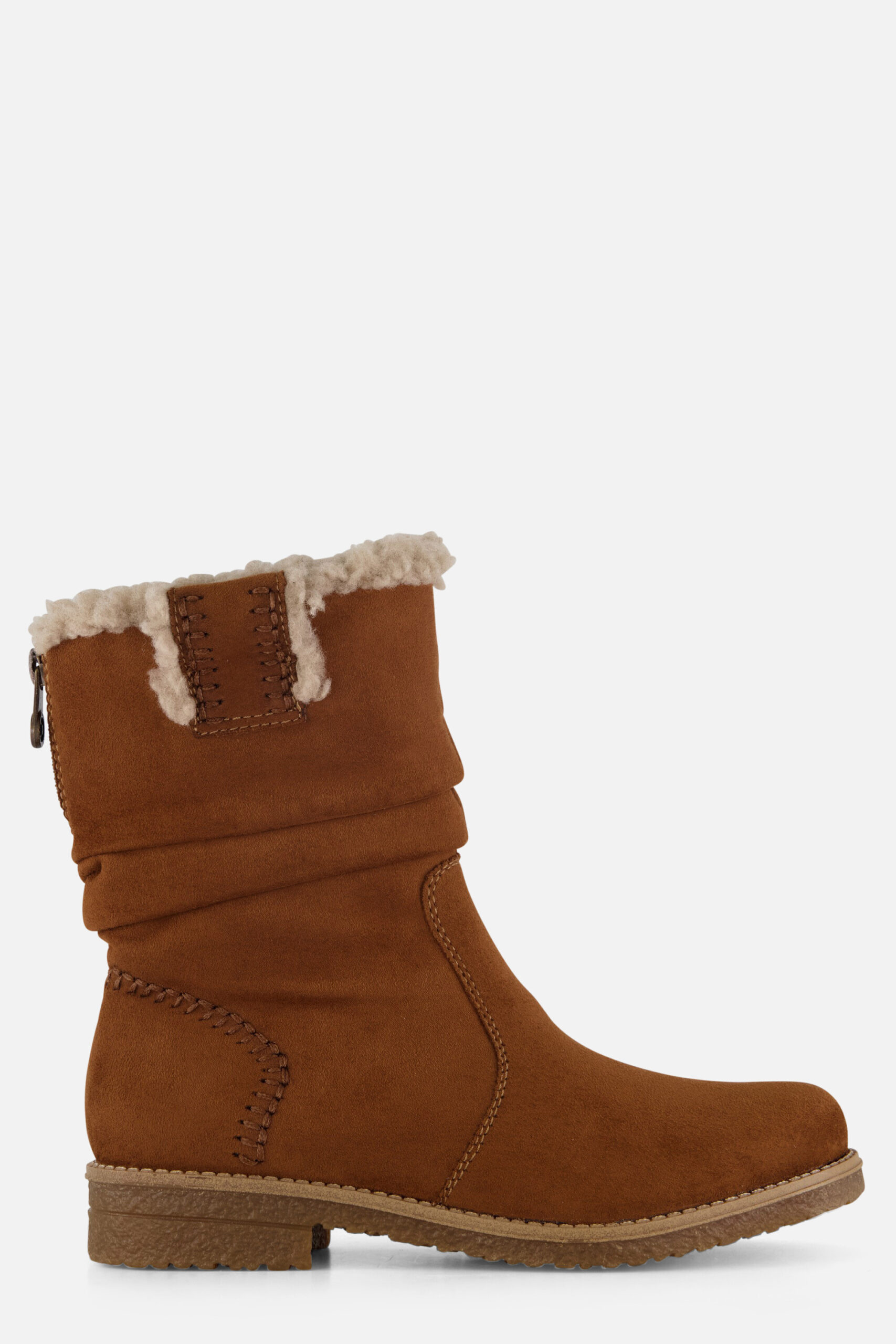 Rieker Enkellaarsjes cognac Imitatiesuede