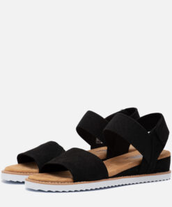 Skechers Bobs Desert Kiss Sandalen zwart