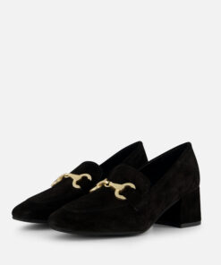 Tamaris Trotteur Pumps zwart Leer