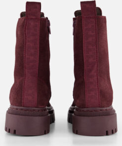 Tamaris Veterboots rood Suede