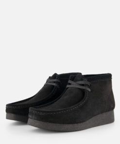 Clarks Wallabee Evo Veterboots zwart Suede