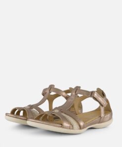 Ecco Flash Sandalen zilver Leer