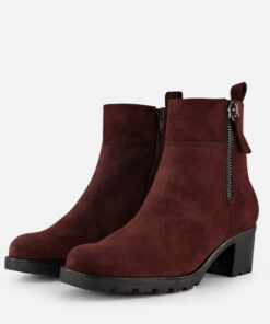 Gabor Enkellaarsjes bordeaux Suede
